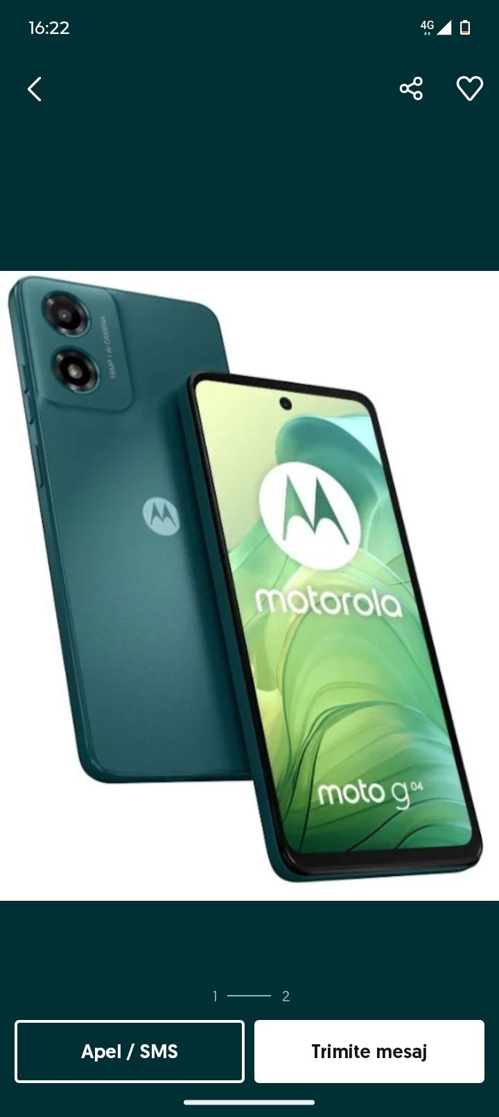 Motorola g04 verde