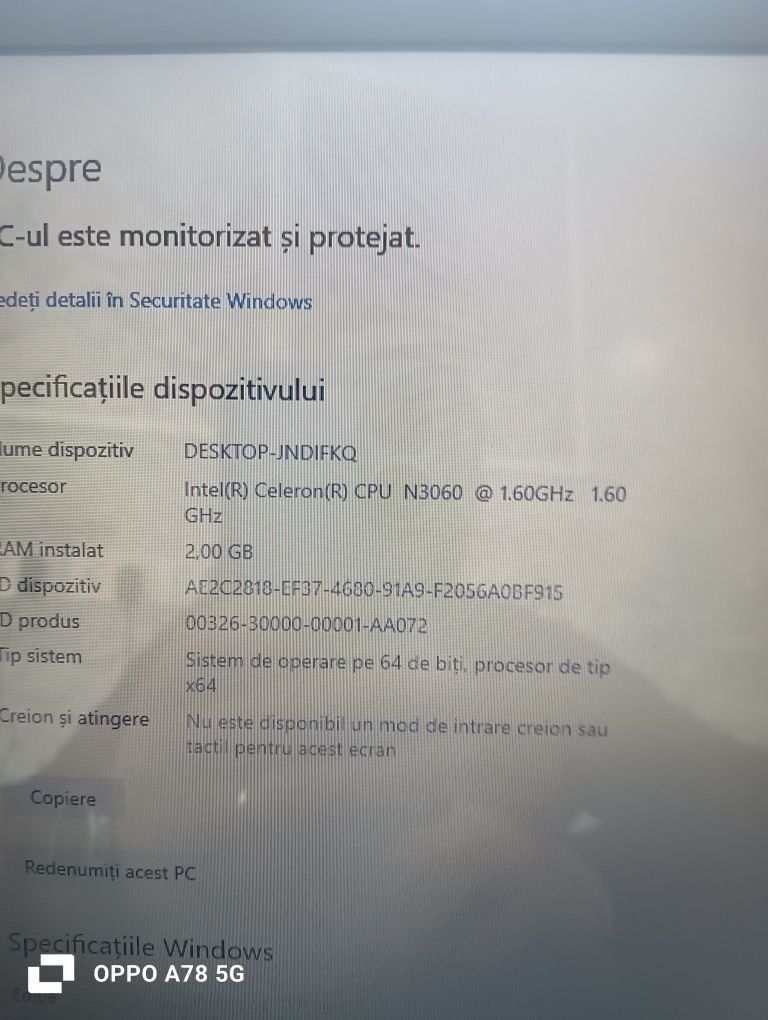 Laptop lenovo ideapad 110