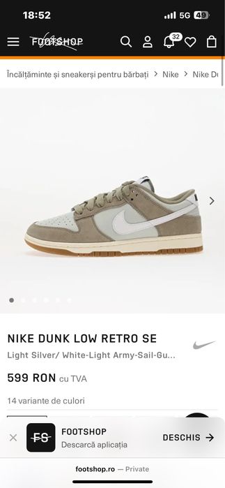 Nike dunk low retro se