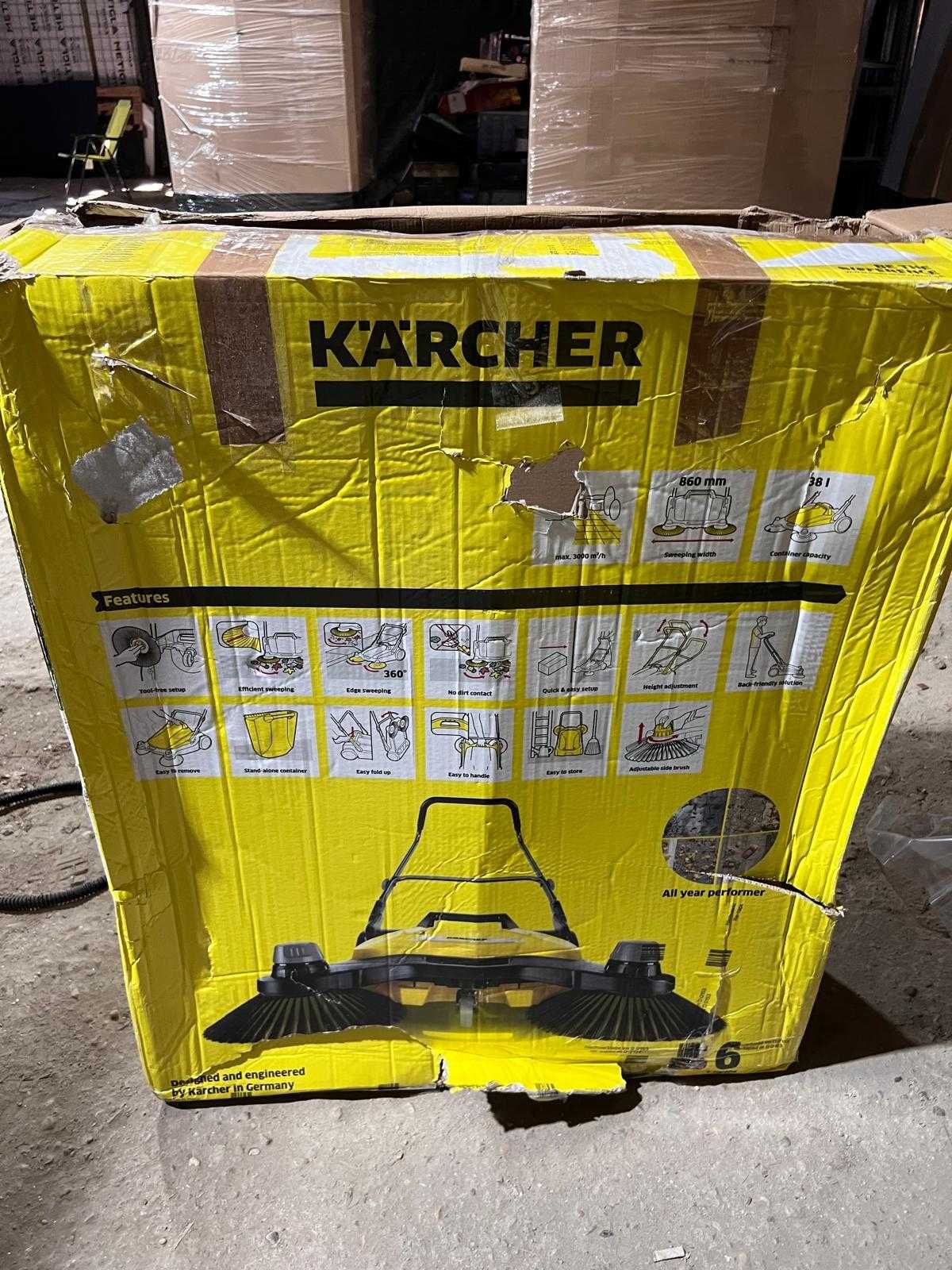 Masina de maturat manuala Karcher S6 Twin , 38 l recipient curea rupta