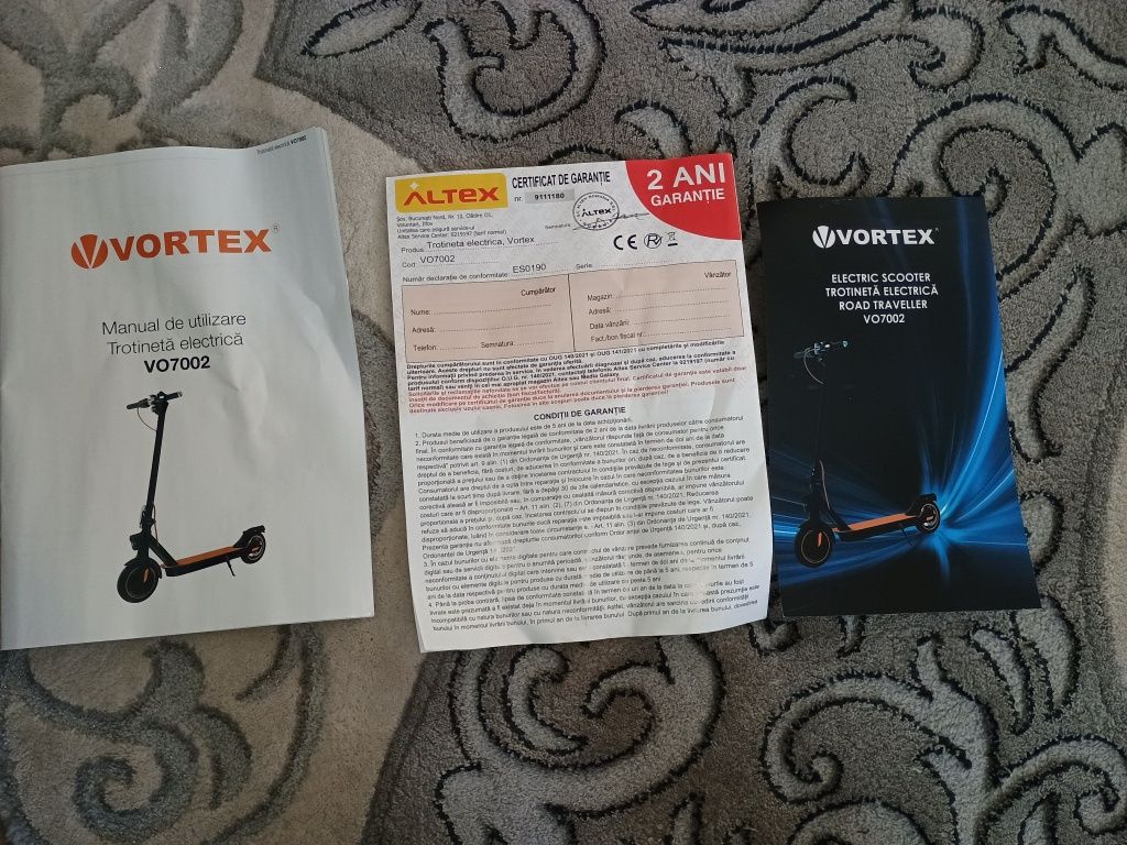 Vând trotineta electrica vortex perfect funcțională!!!