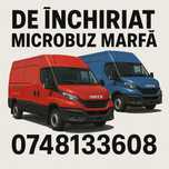 Închiriez Microbuz marfă 3.5t,transport diverse.