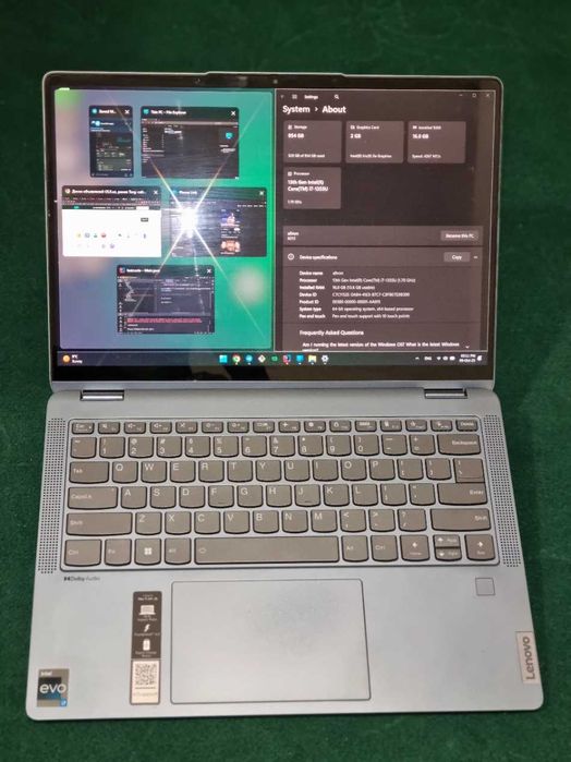 Lenovo Flex 7i  - Core i7 13th Gen 16GB RAM 1TB SSD Sensorli 2K ekran