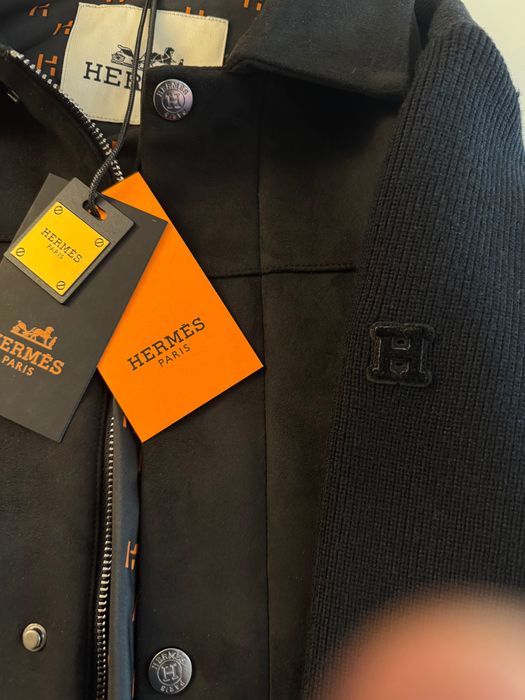 Hermes-Чисто ново оригинално мъжко зимно яке Л размер