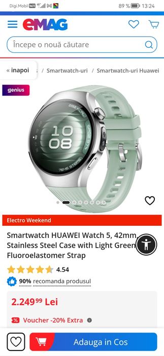 Huawei watch 5 Lte Esim Wifi 42 mm