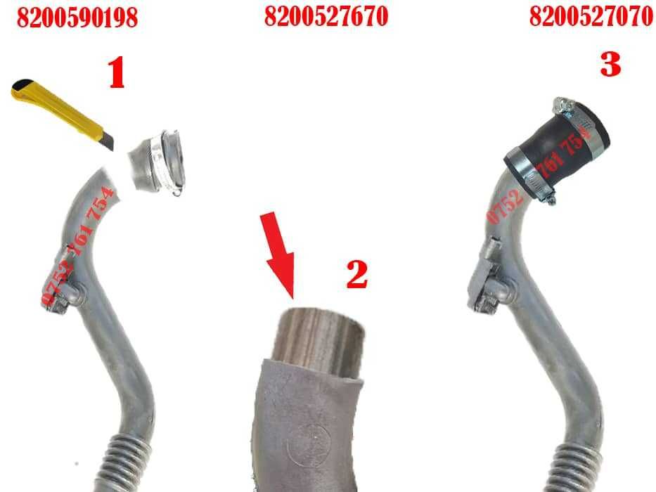 8200590198 Kit Reparatie Furtun Intercooler Megane 2 1.5 DCI