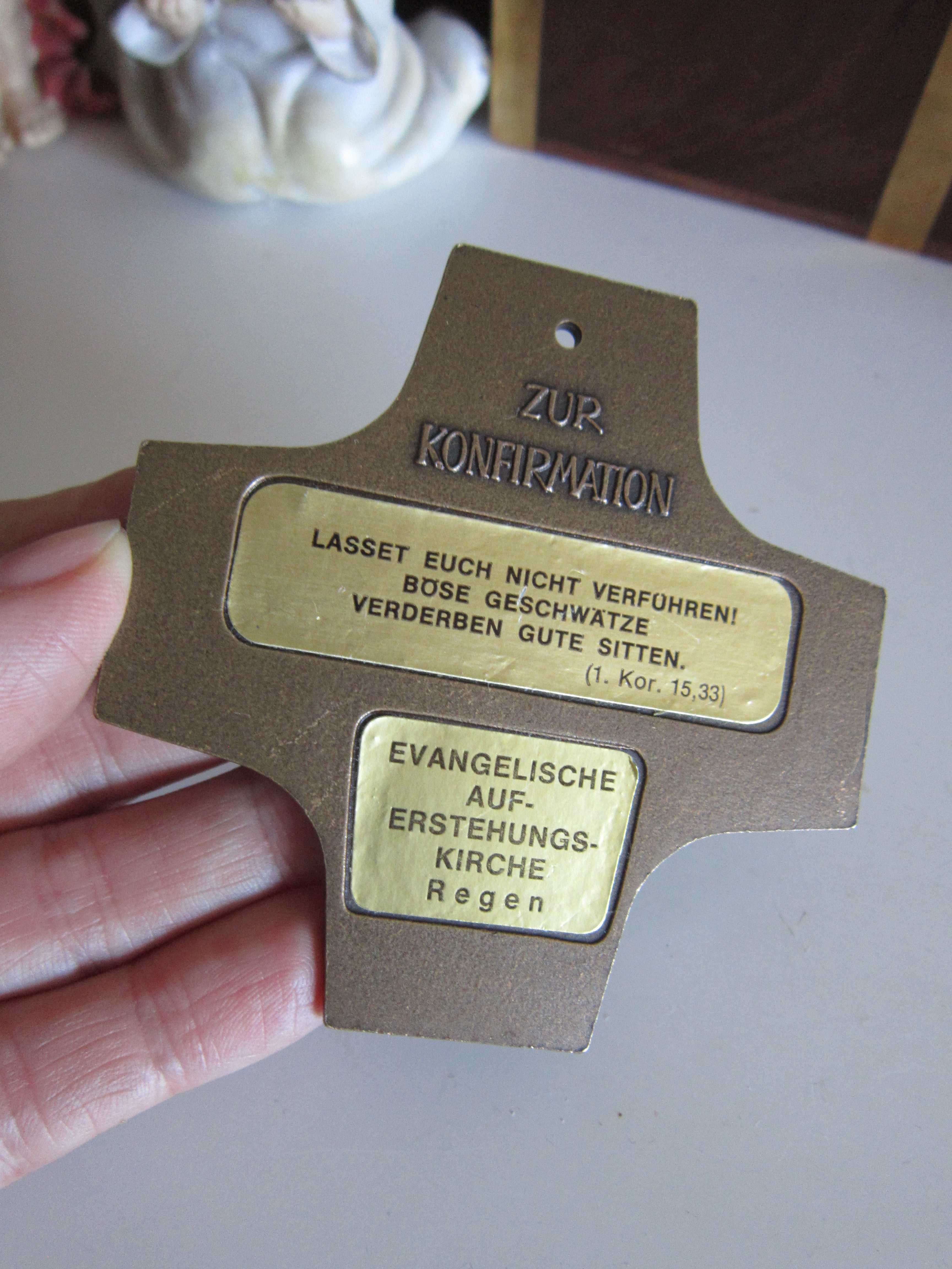 rar bronz masiv  Cina cea de taina Cruce mica, Germania anii 1970