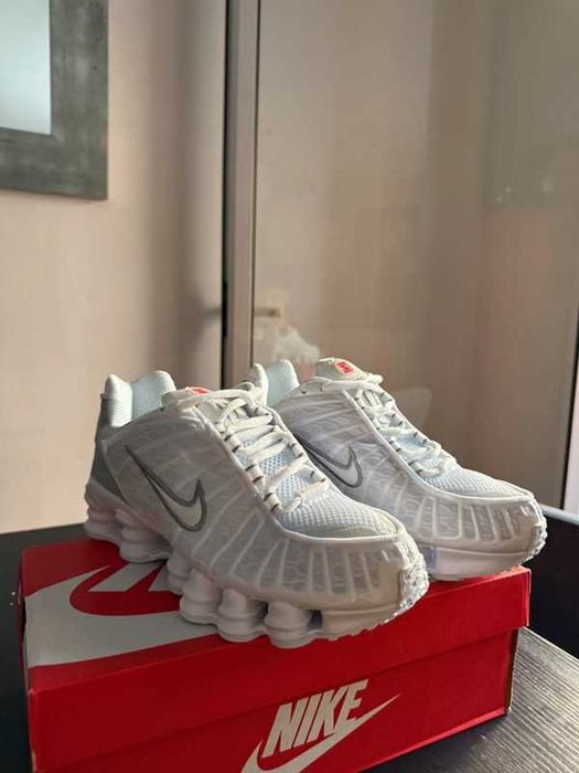 Nike shox TL white metallic silver EU38