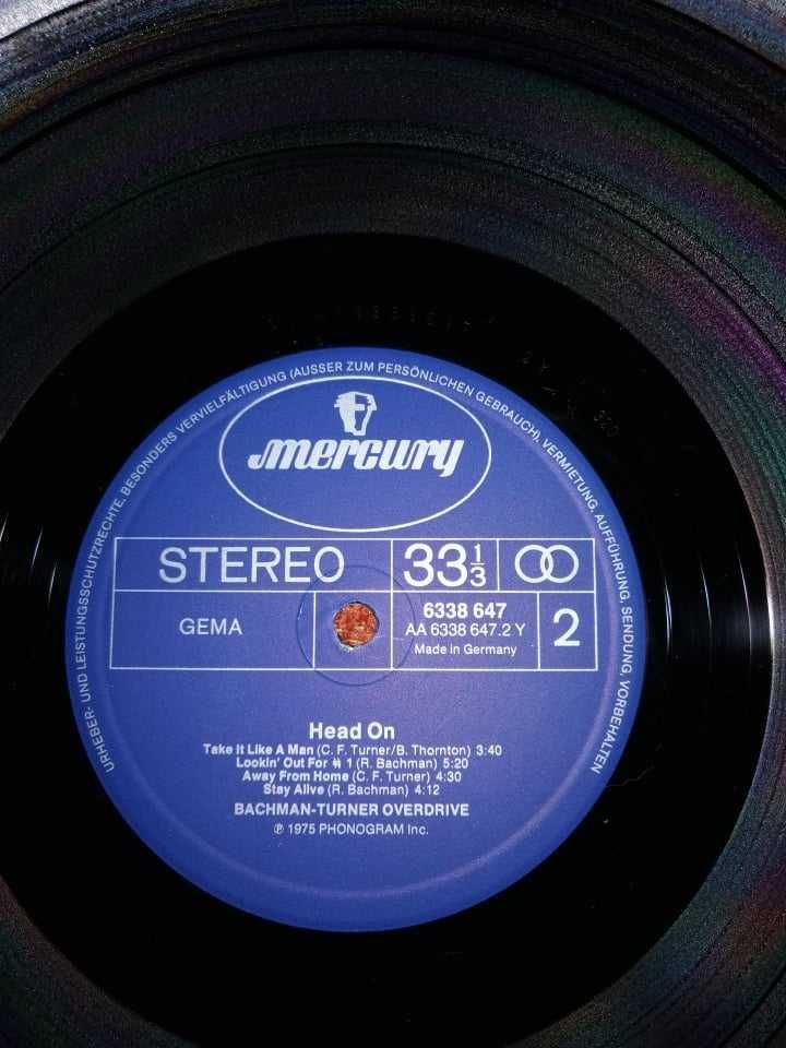 Bachman Turner Overdrive Head On Gatefold Mercury 1975 Ger vinil vinyl