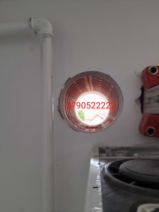 carotare, gaura hota,centrala,ventilatie, gaura beton ,carota,Ø380,vid