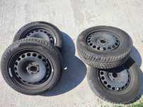 Jante otel vw 16inch 5x112 cu anvelope iarna 205 55 16