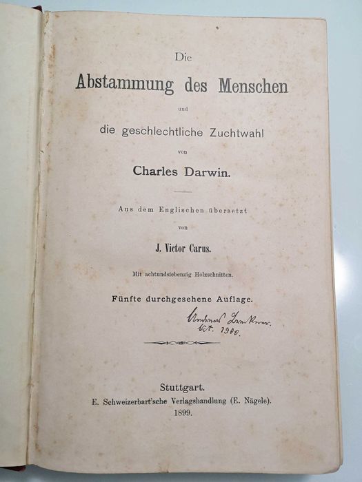 Carte veche lb. Germana