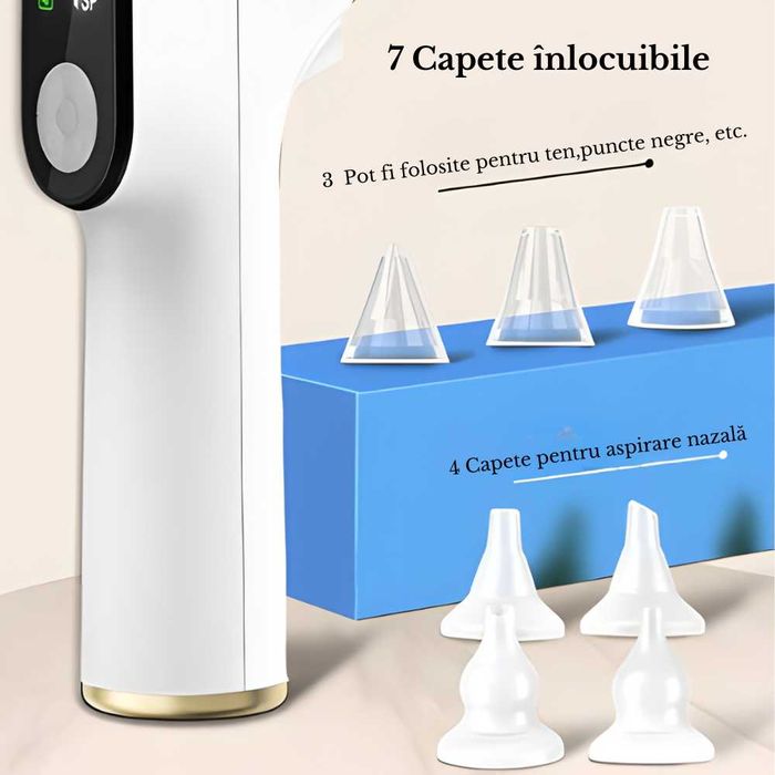 Aspirator Nazal Electric Premium, pentru Copii, Bebelusi si Adulti