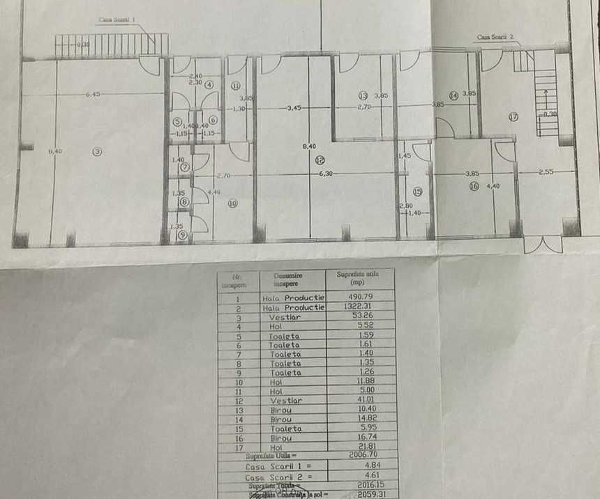 Inchiriez Hala industriala 1850m² + birouri 800m²