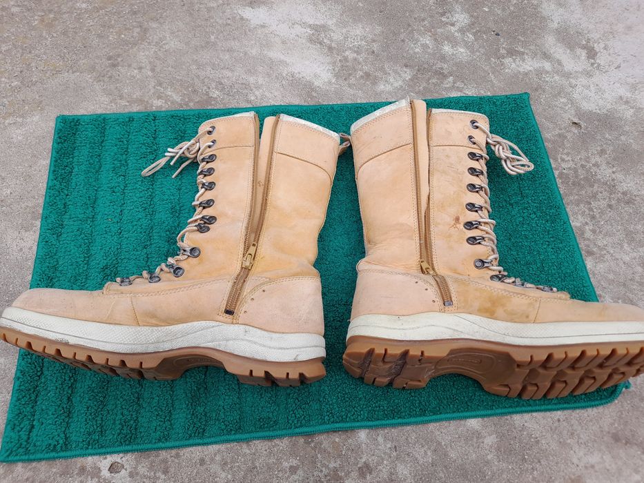 cizme din piele Skechers de femei