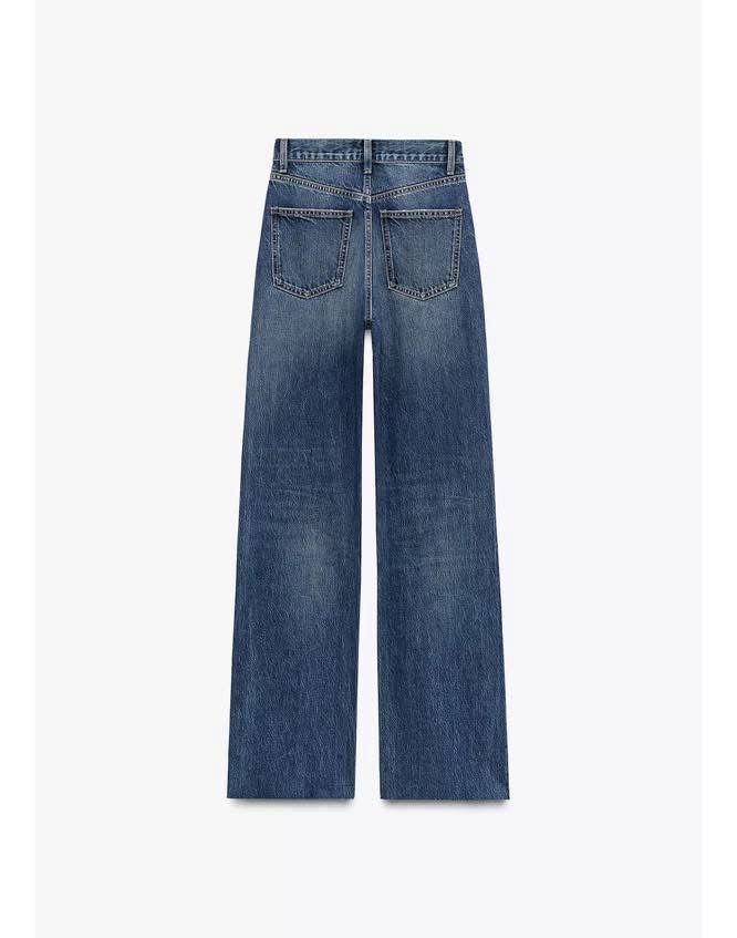 Дънки Зара / Zara wide leg 32 размер