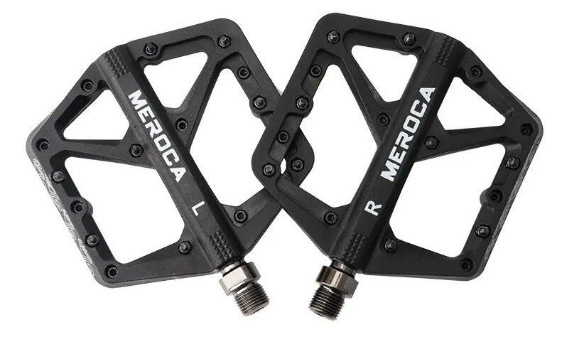 Педали Meroca FreeRide Nylon, нейлоновые черные