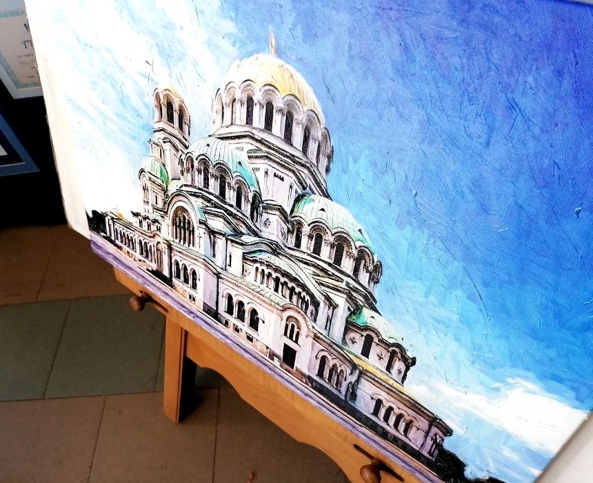 Храм-паметник „Св.Александър Невски” Ръчно нанесен релеф