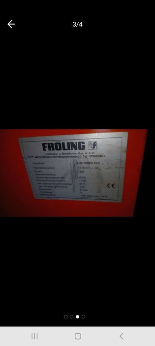 Froling combi pelet și lemne