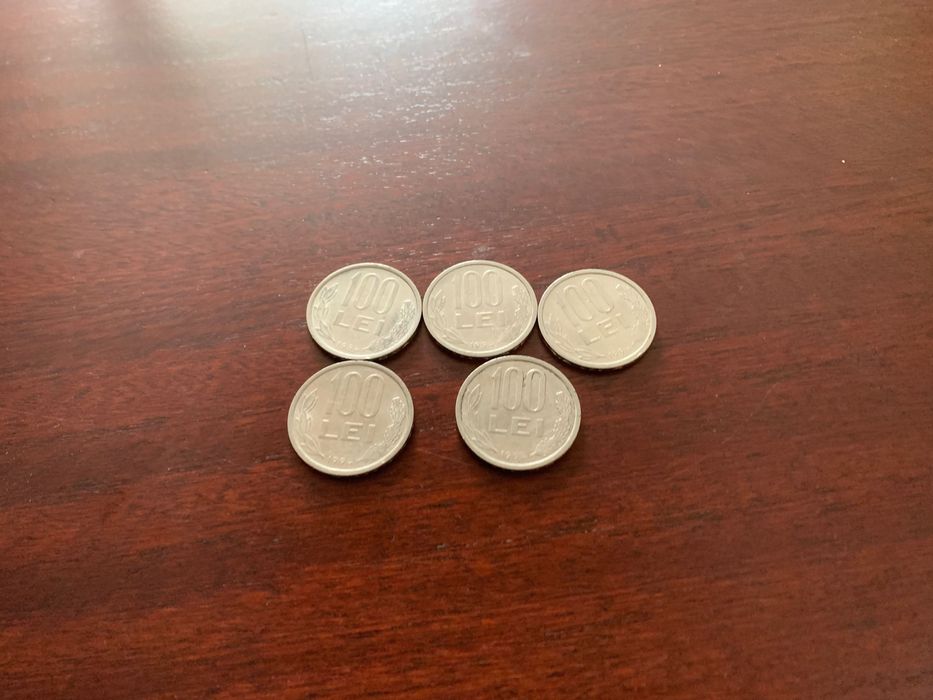 Monede 100 lei Mihai Viteazul 1994 - stare foarte buna pentru colecție