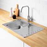 Chiuvetă încorporată pentru bucătărie, din INOX, 70x50 cm, NOUĂ