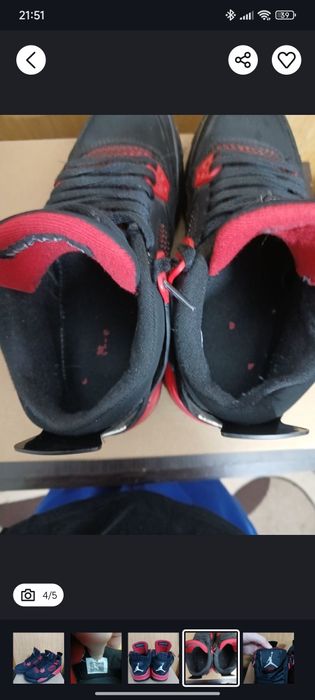 Jordan 4 Red Thunder VAND URGENT