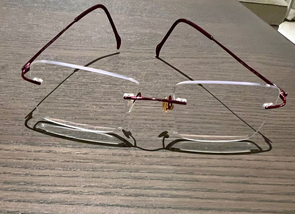 Безоправные очки  STEPPER  сделано в Германии-титаниум-оригинал