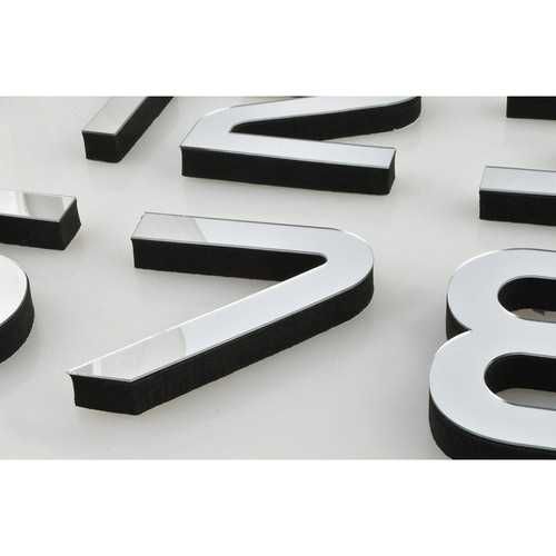 Декоративен стенен часовник,  3D цифри, без рамка, регулируем 60-130см