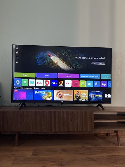 Телевизор LG 65UR78009LL. Диагональ экрана 65’’-165 см