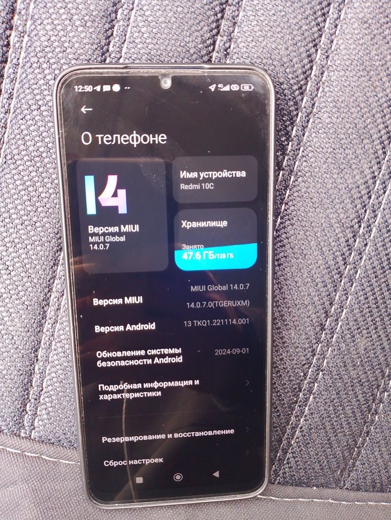 Redmi 10C 128gb holati yangidek. Karopka dokument hamma narsasi bir