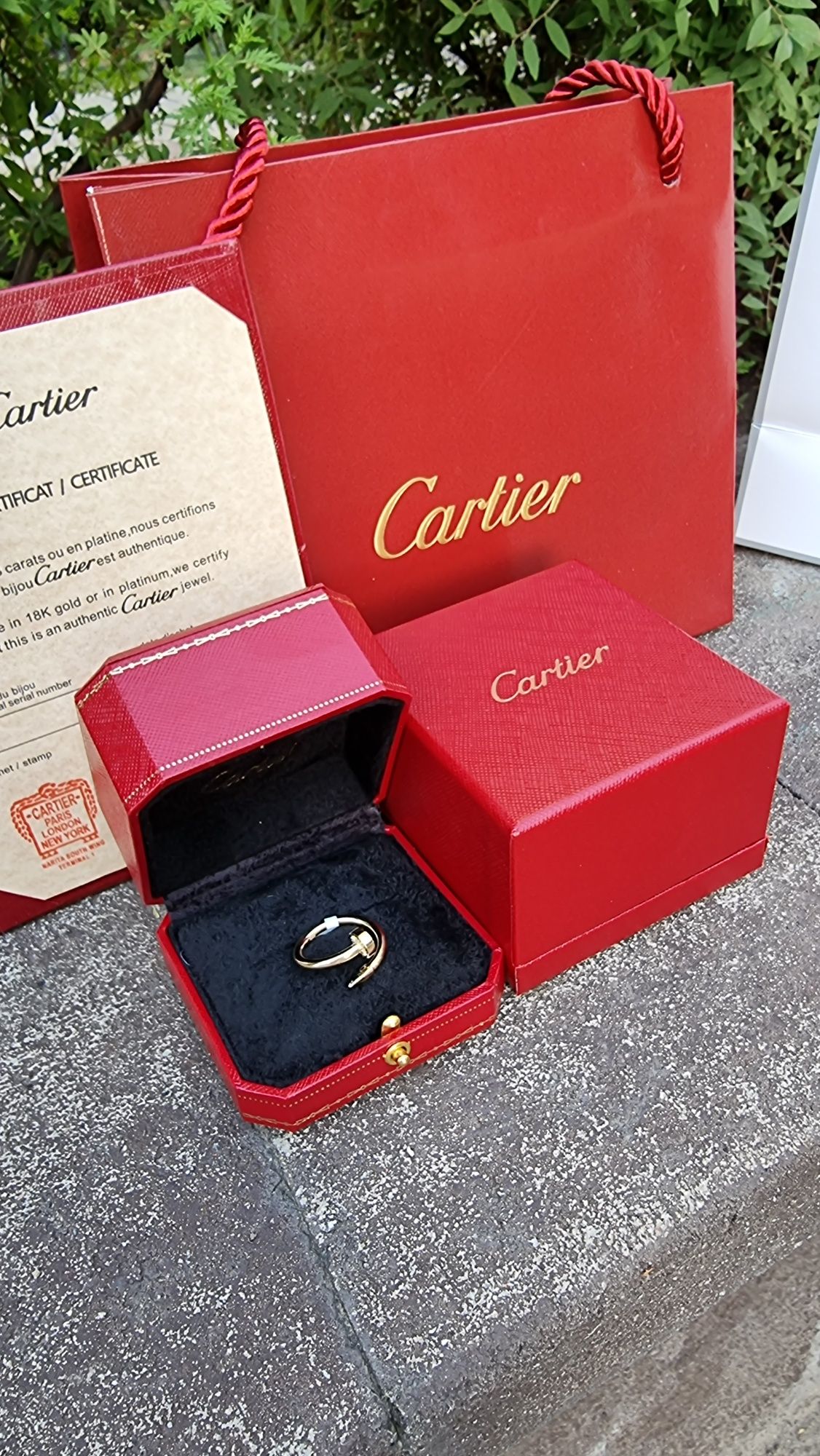 Коробочка Картье. Сертификат Cartier. Оригинальная коробочка Cartier