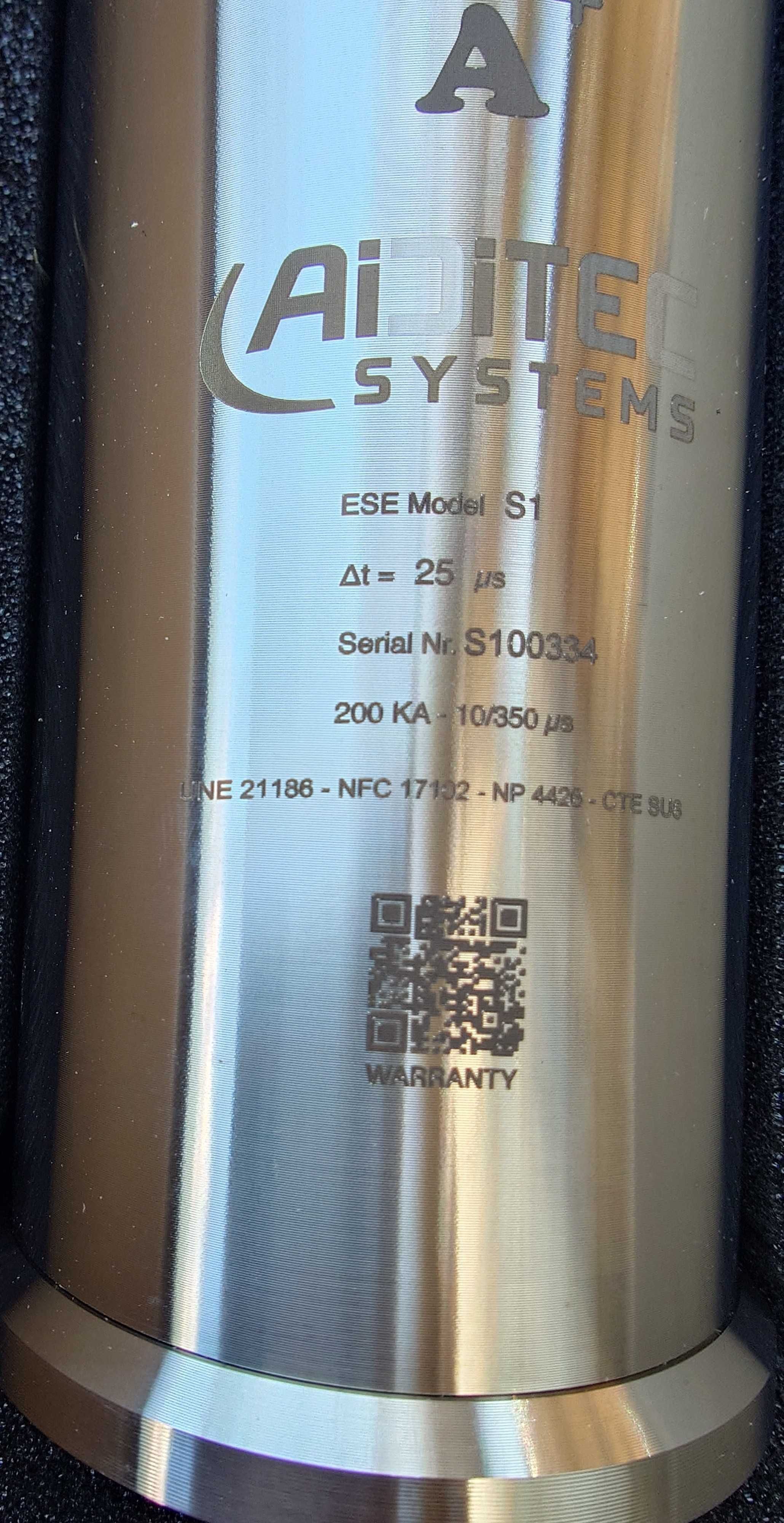 МЪЛНИЕПРИЕМНИК с изпреварващо действие ADITEC SIGMA S1 25ms + МАЧТА 4m