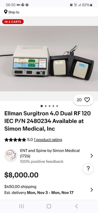 Electrocauter Ellman Surgitron