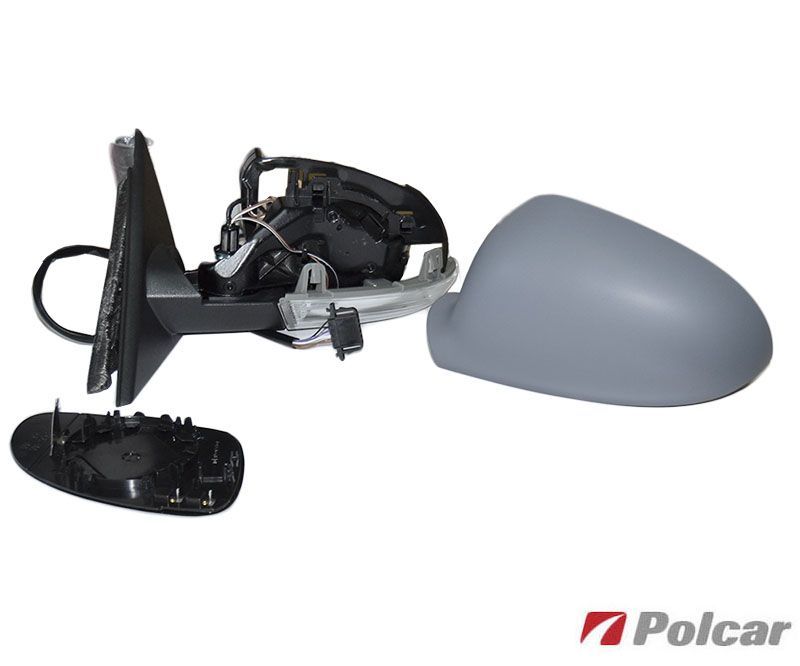 Oglinda exterioara Volkswagen Passat 3B 2003-2005 3B1857507T stanga Crom Asferica Cu Incalzire, Electrica cu lampa semnalizare, capac cu primer ,