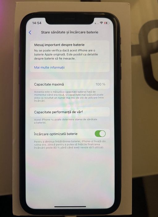 iPhone 11 Full Box 100% Baterie și ieftin