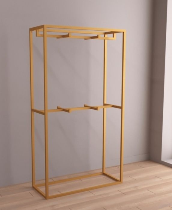 Стеллаж металлический золото,6 штук. Качество супер