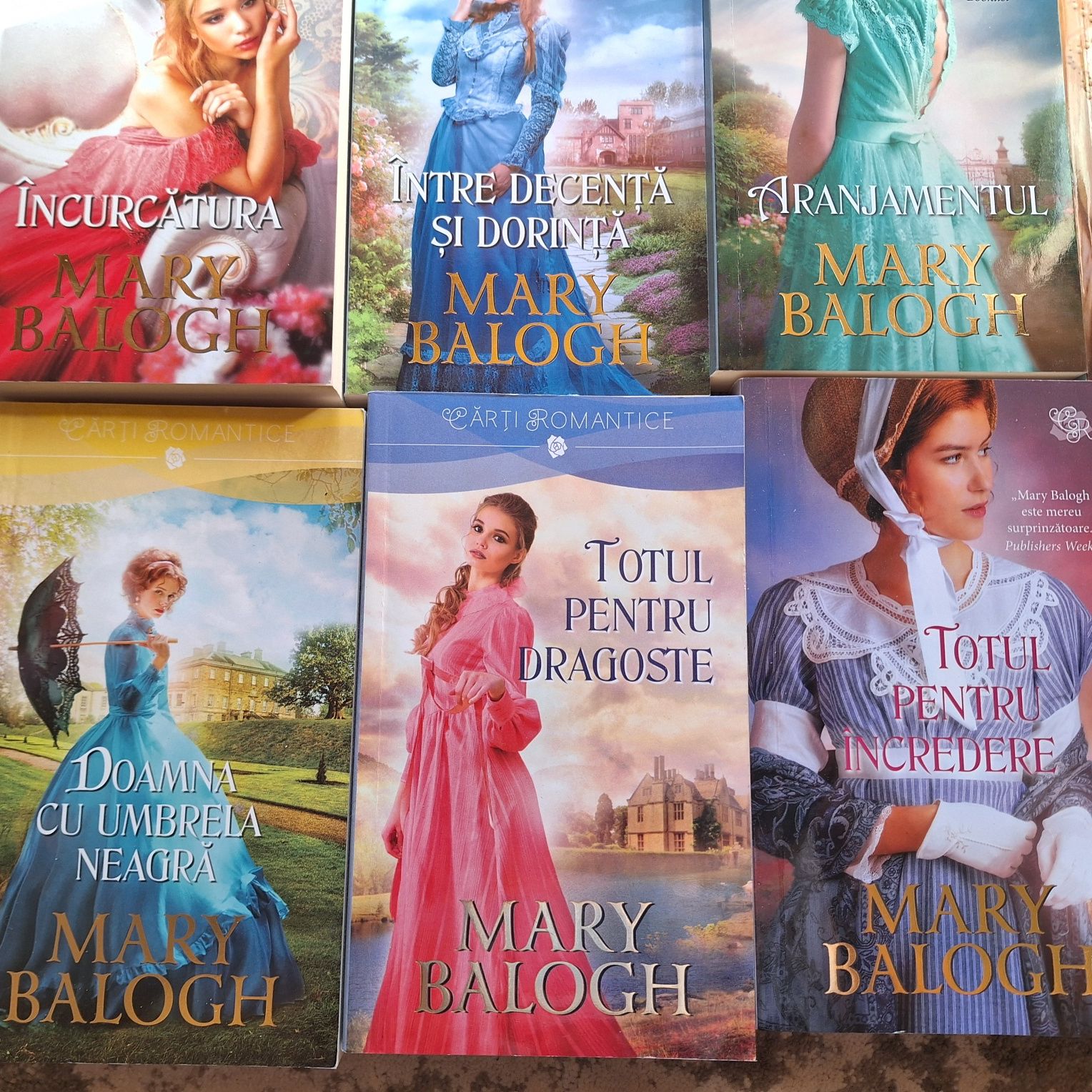 Set carti romantice Mary Balogh!