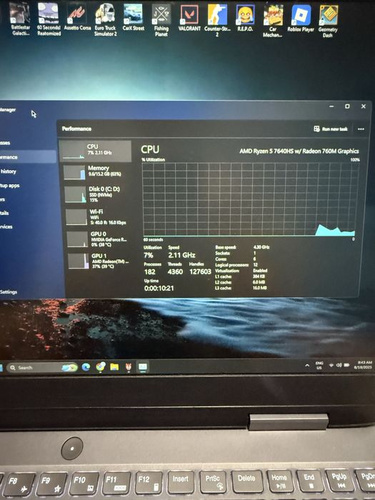 Laptop gaming lenovo + tastatura gaming