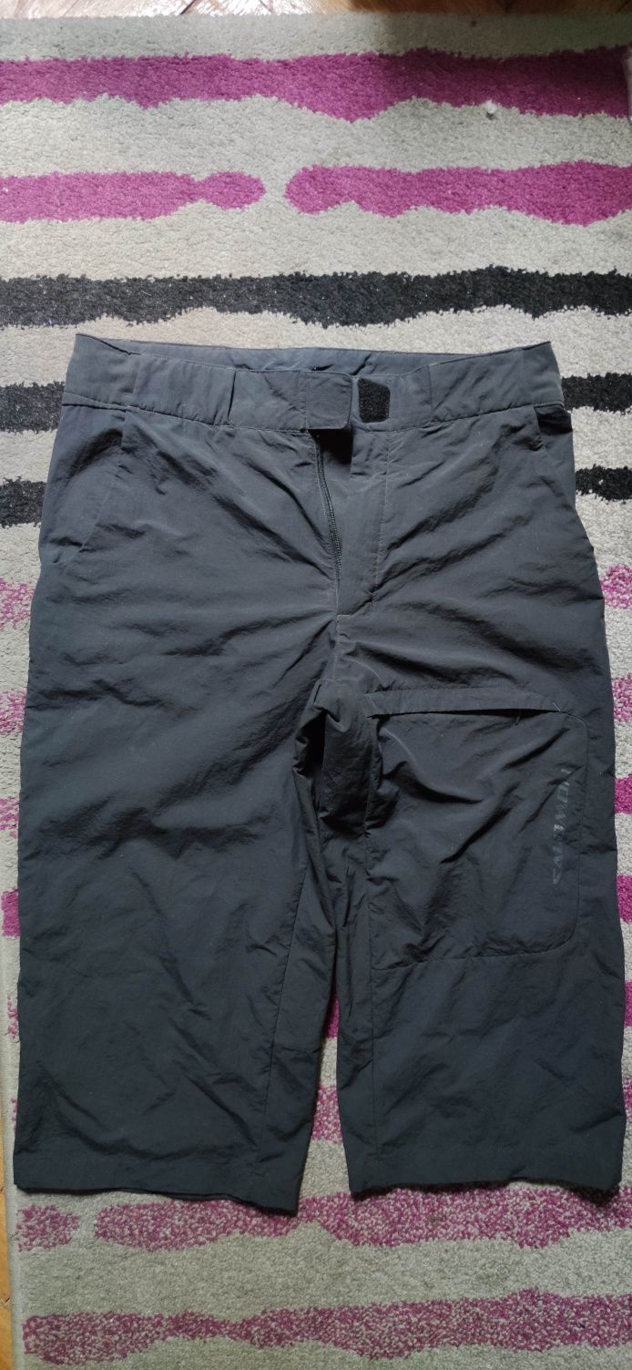 Pantaloni 3/4 Salomon quick dry munte trekking bicicleta stare fb mar.