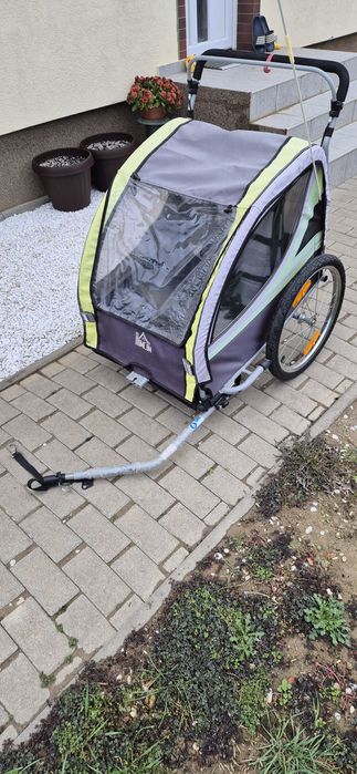 Remorca/cărucior bicicleta 2in1 Homcom