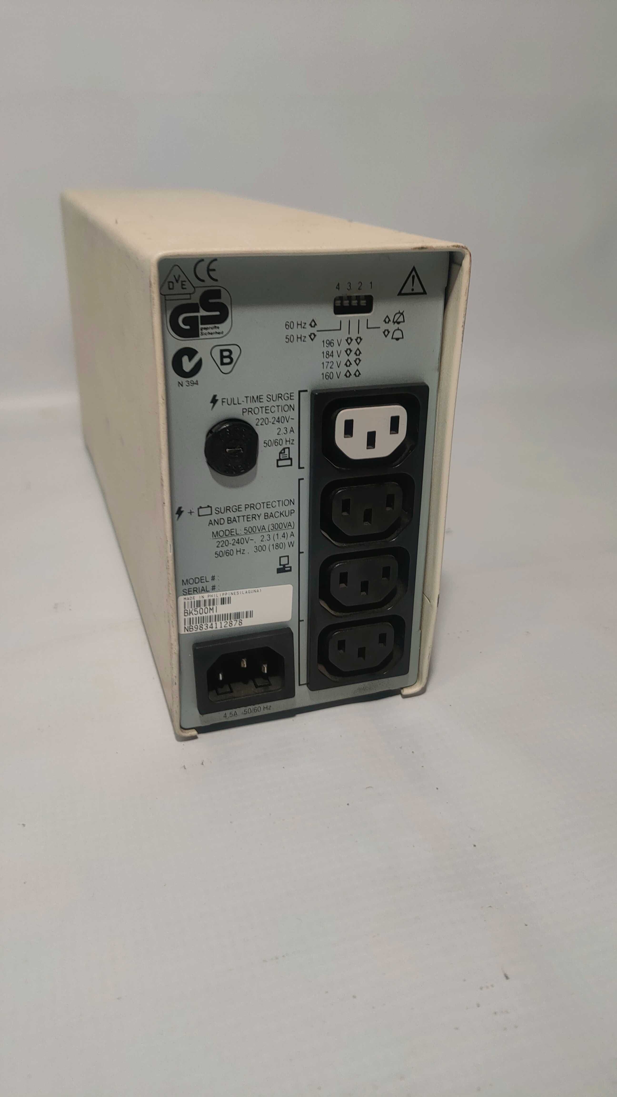 UPS APC Back 500MI-300W, 12V inverter, гаранция, цената е с вкл. ДДС