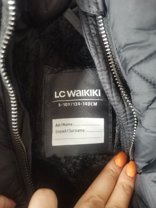 Черни зимни шуби за 8 и 9 годинки