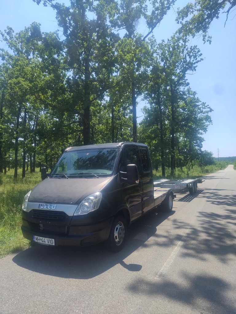 Tractari, transpot auto și utilaje, platforma auto și utilaje