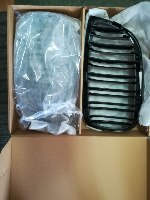 Grile duble BMW E60/E61 Duble negru lucios M5 Design