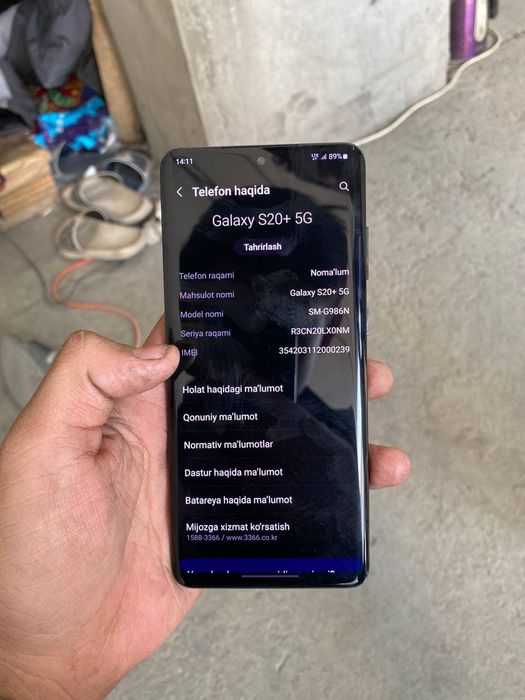 Samsung s20+5g sotiladi