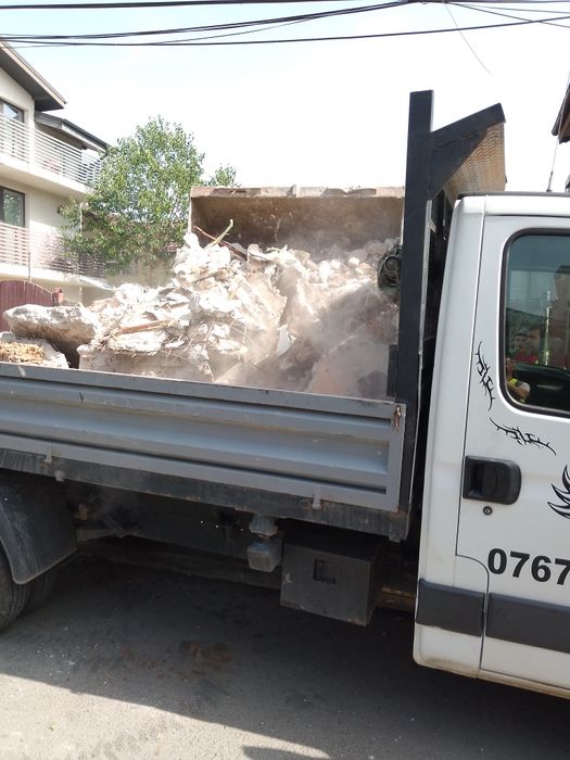 Containare moloz,gunoi, debarasare apartamente nisip, pietriș, pământ