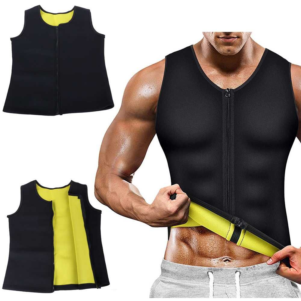 Vesta fitness pentru slabit barbati XL neopren termoactiv efect sauna