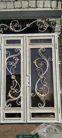 Изготовление наружных ворот, дверей, решеток из металла в Атырау.