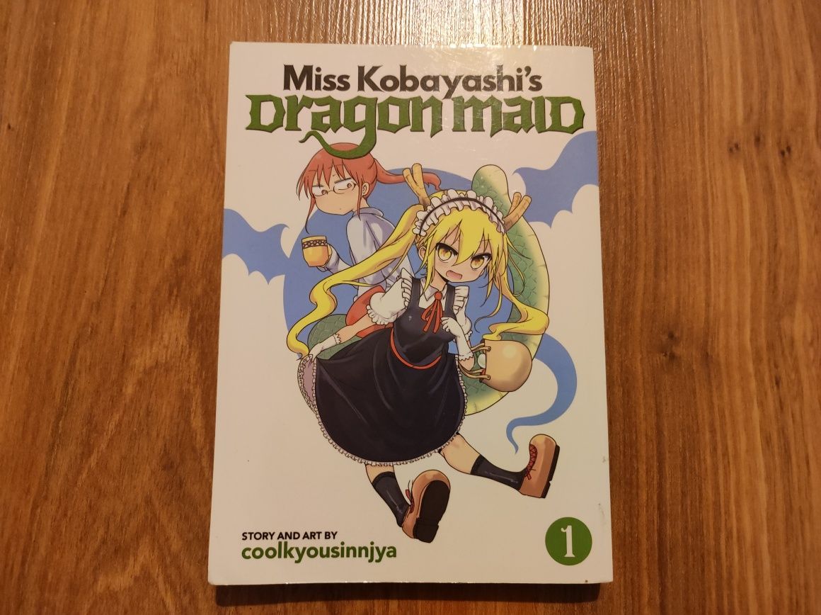 Манга Miss Kobayashi's Dragon maid Volume 1 and 2