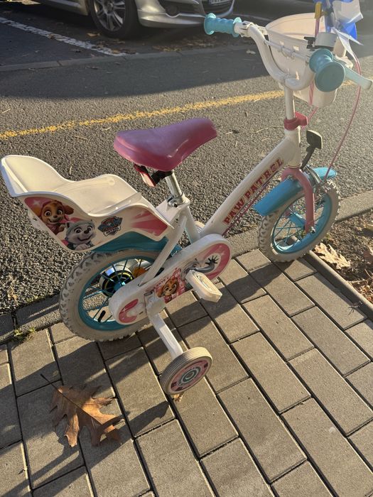 Bicicleta copii Paw Patrol 1281, 12", metal, pentru varsta 3-5 ani